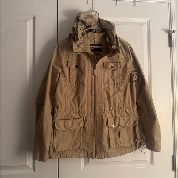 Eddie Bauer Tan Windbreaker Jacket - Picture 1 of 2